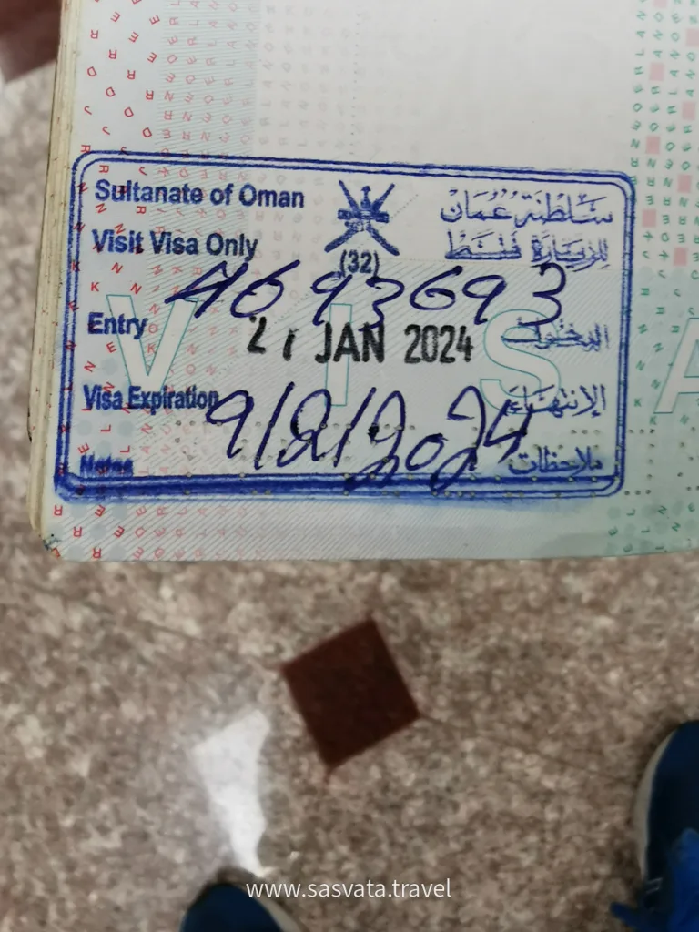 Entering Oman on a Visa On Arrival in 2024