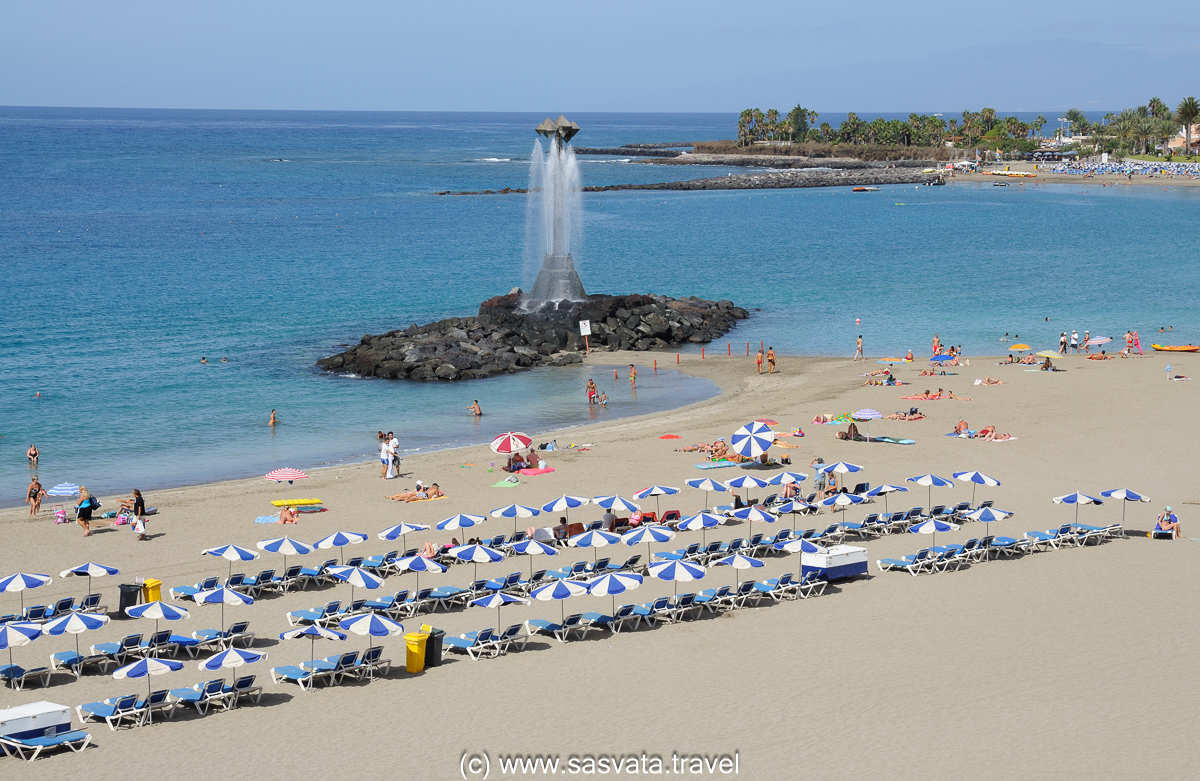 Best beaches of Tenerife South - Las Vistas beach