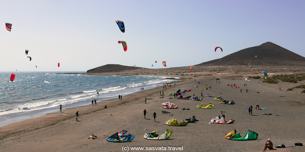 Best beaches of Tenerife South - Medano beach