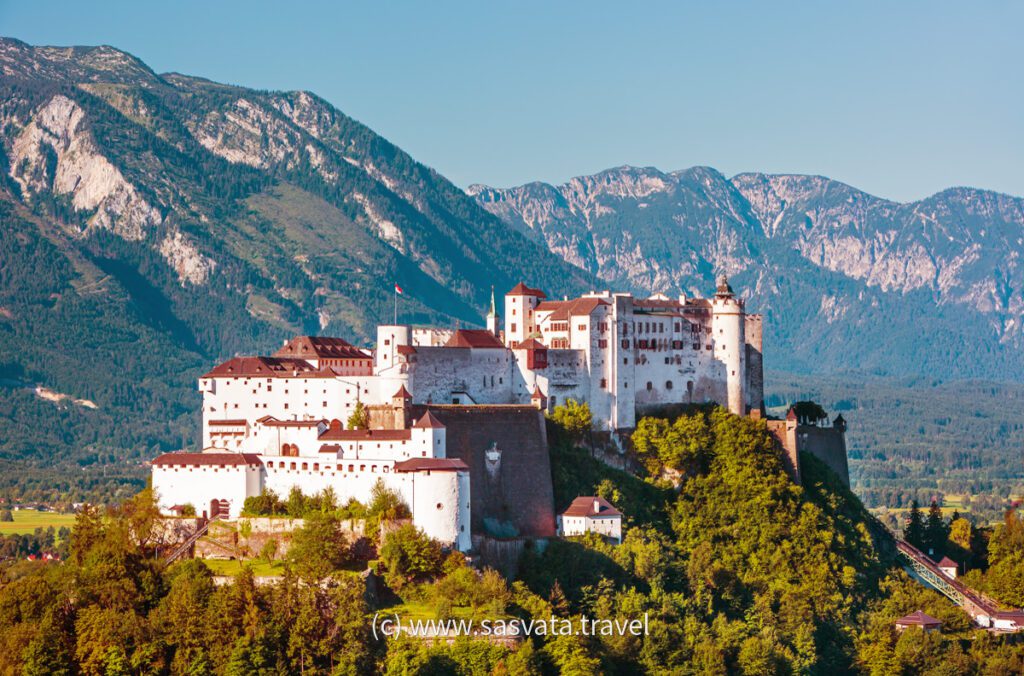 Must-sees of Salzburg 	Hohensalzburg Fortress